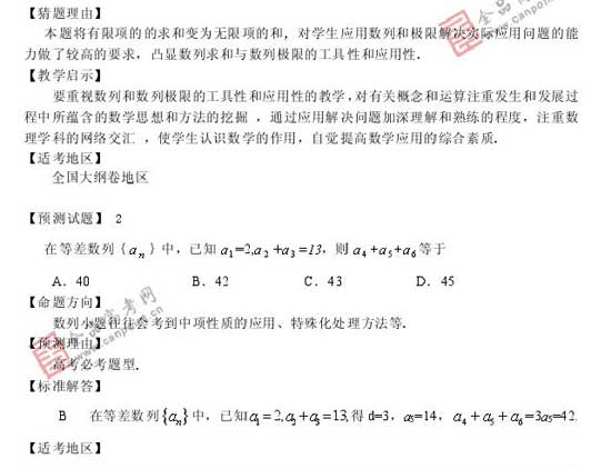 2008��߿�����Ԥ����ױ���(��ѧ��)(6)